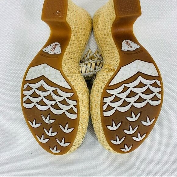 Born Crown size 8 White & Silver Sandal Heels - Picture 12 of 13